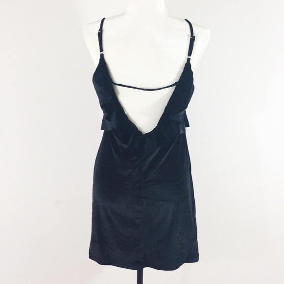 NWT Honey Belle Black Velvet Dress with Strap - Picture 3 of 9